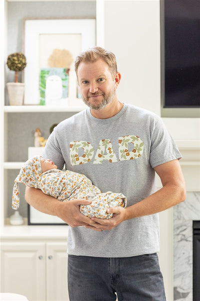 Aspen Pregnancy/Postpartum Robe & Swaddle & Dad T Shirt