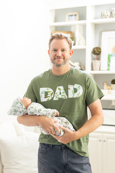 Morgan Pregnancy/Postpartum Robe & Baby Coming Home Set & Dad T-Shirt