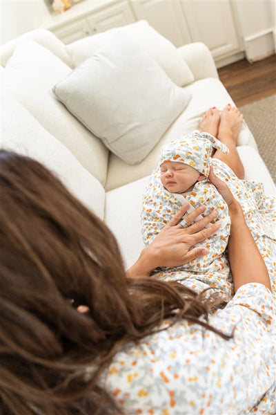 Aspen Pregnancy/Postpartum Robe & Swaddle Blanket Set