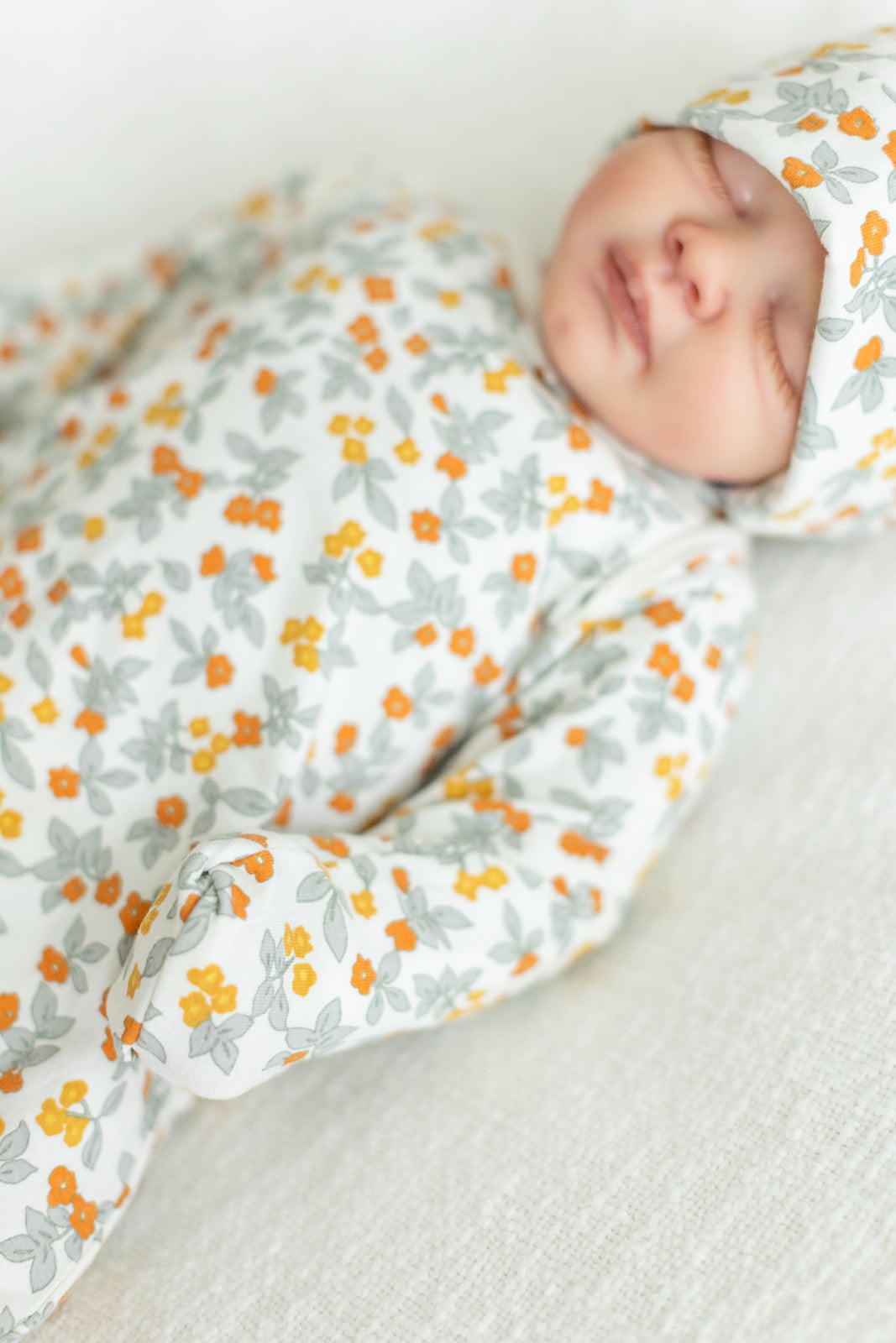 Aspen Newborn Coming Home Outfit and Matching Hat