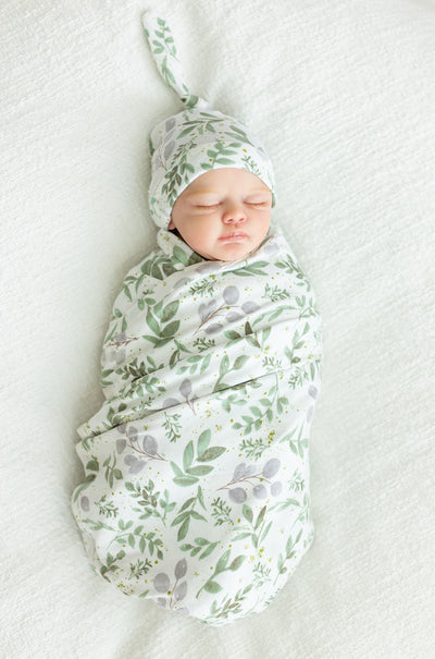 Morgan Pregnancy/Postpartum Robe & Swaddle Blanket Set