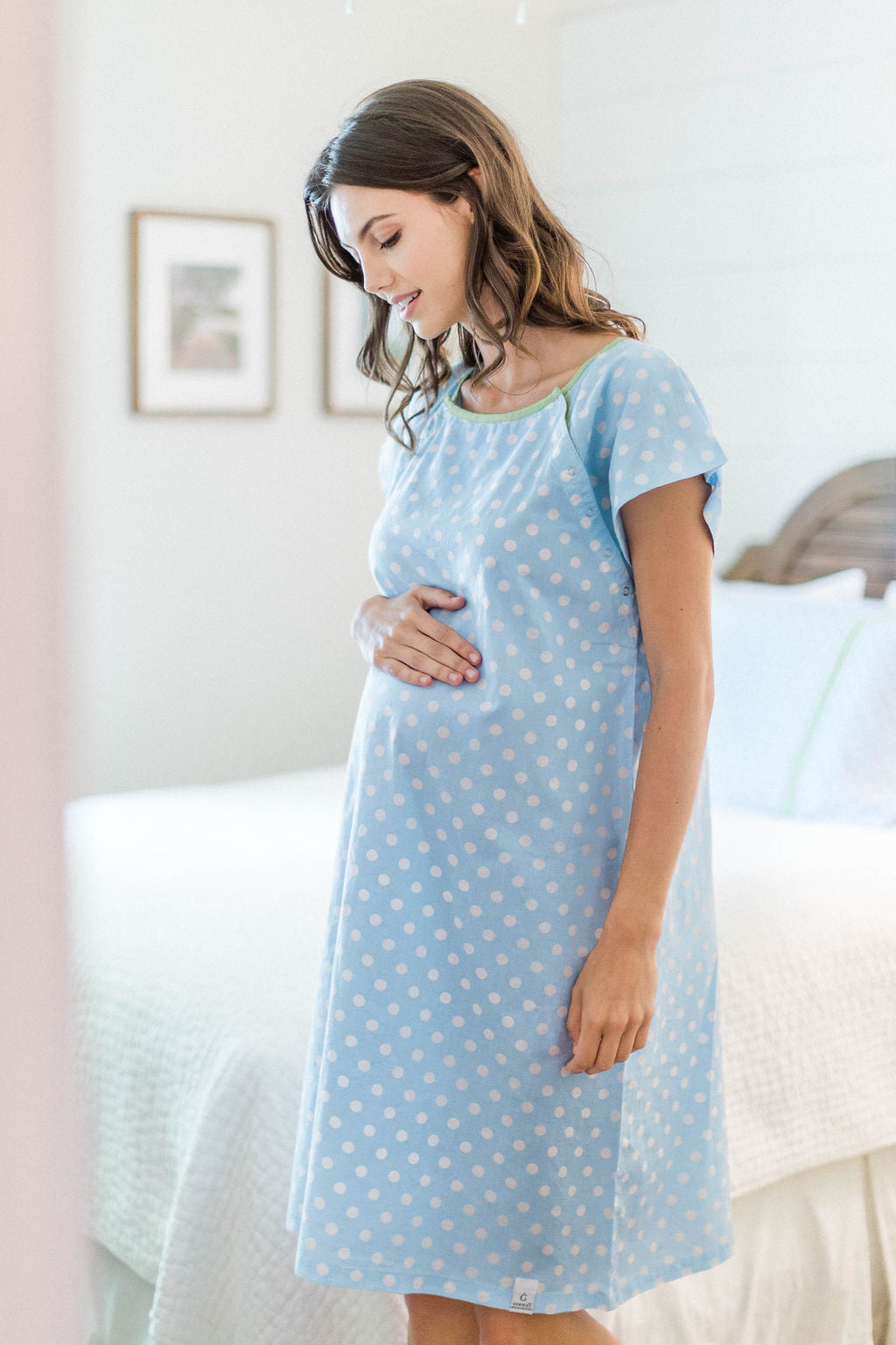 Nicole Gownie Maternity Delivery Labor Hospital Birthing Gown