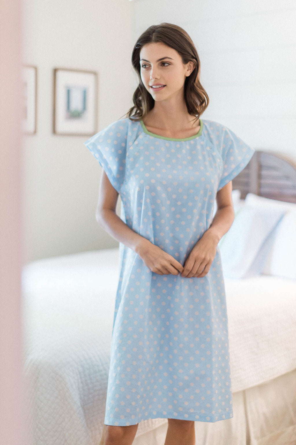Nicole Patient Hospital Gown Gownies Surgery Recovery Chemo Gift Set Gownies
