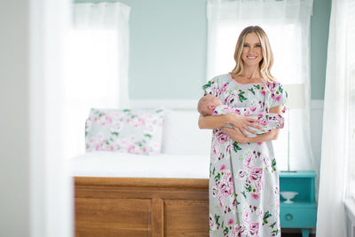 Olivia Maternity Delivery Hospital Gownie & Baby Receiving Gown Set