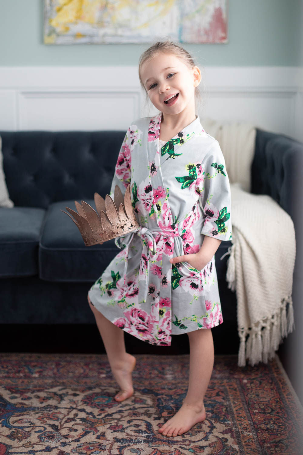 Olivia Little Girl Robe