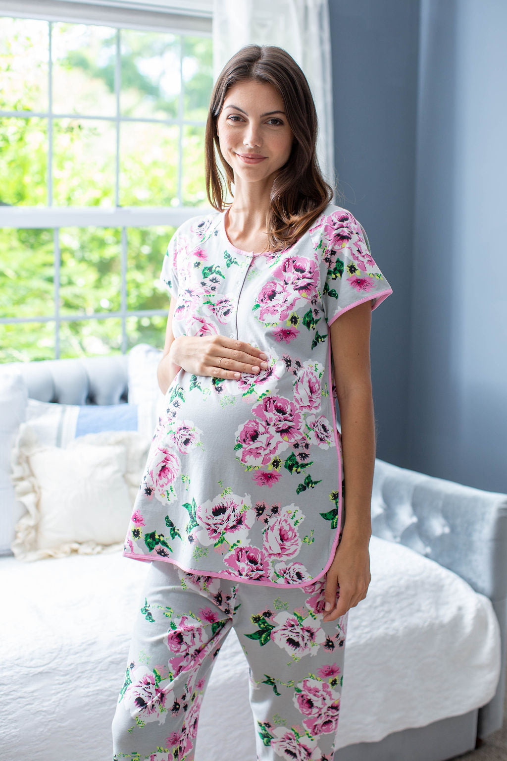 Olivia Maternity Nursing Pajamas