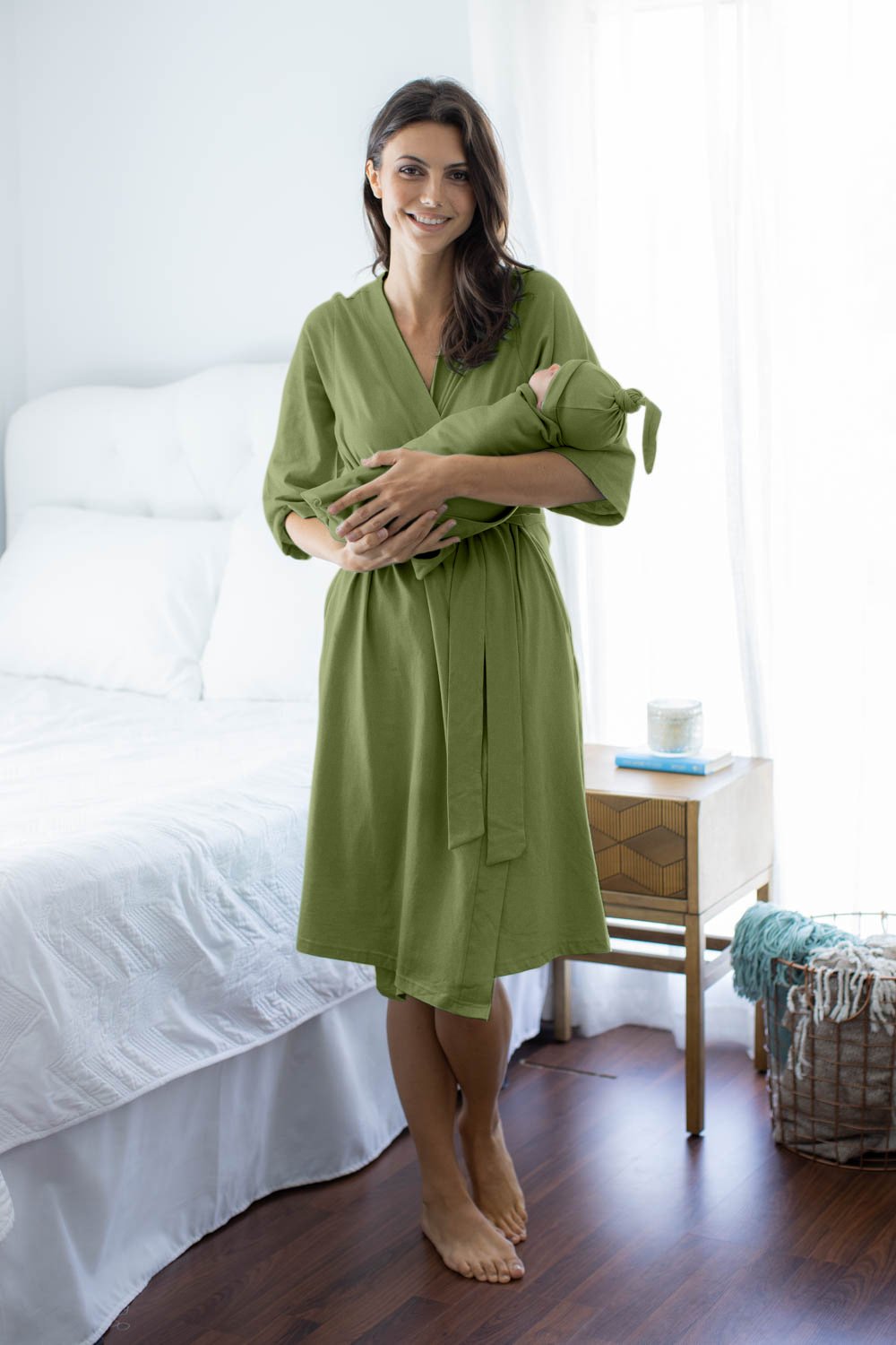 Mother son matching robe and swaddle hotsell
