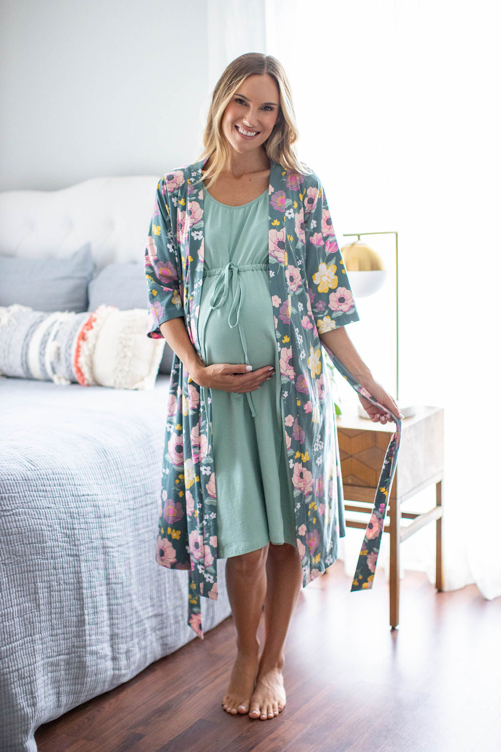 Charlotte Robe & Sage 3 in 1 Labor Gown