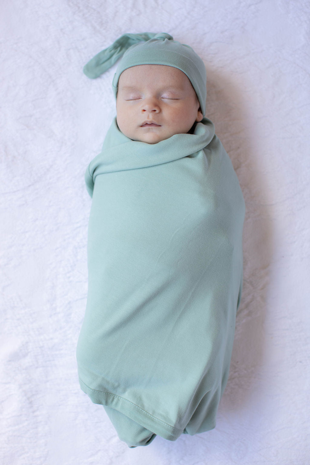 Sage Pregnancy Robe & Swaddle Blanket Set