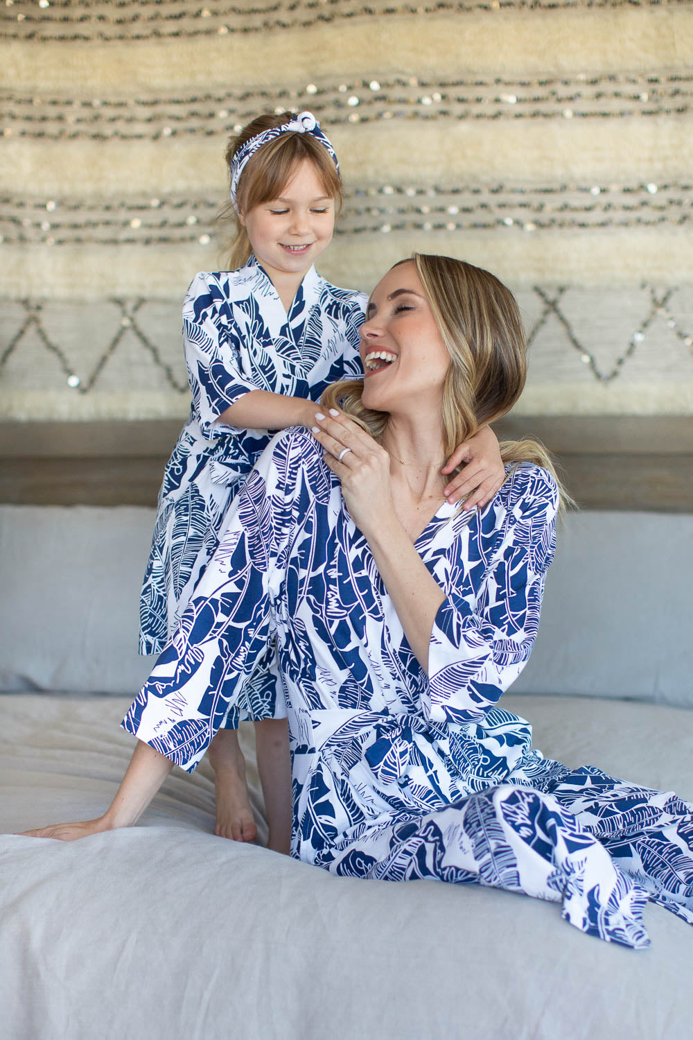 Serra Pregnancy/Postpartum Robe with Matching Girls Robe