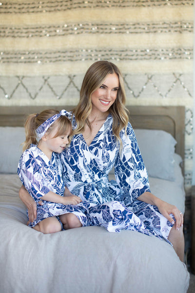 Serra Pregnancy/Postpartum Robe with Matching Girls Robe