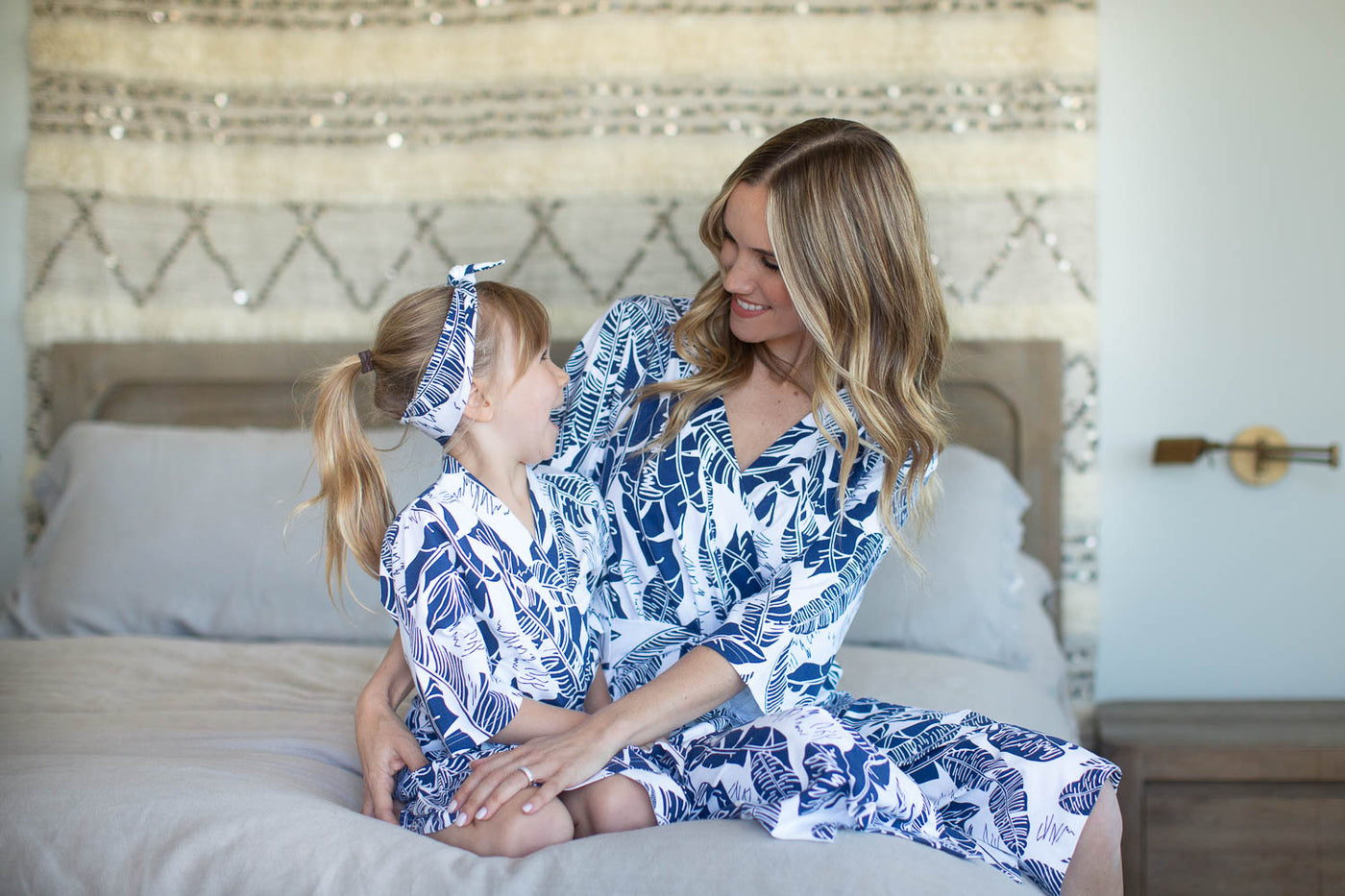 Serra Pregnancy/Postpartum Robe with Matching Girls Robe