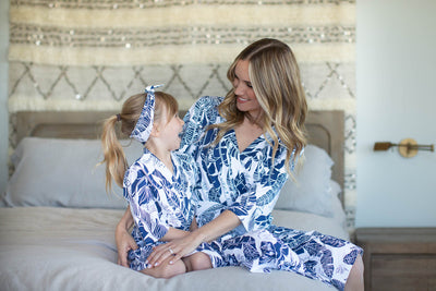 Serra Pregnancy/Postpartum Robe with Matching Girls Robe