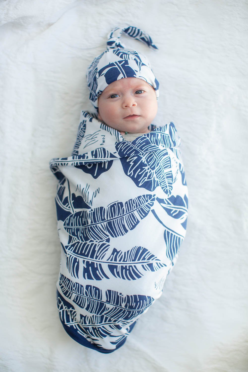 Elise Maternity Nursing Pajamas & Baby Swaddle Blanket Set – Gownies™