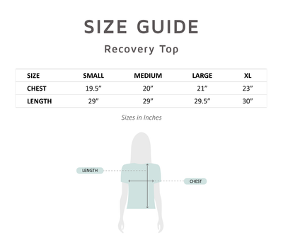 Blue Surgical Recovery Top