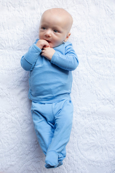 Sky Blue Baby Kimono Set