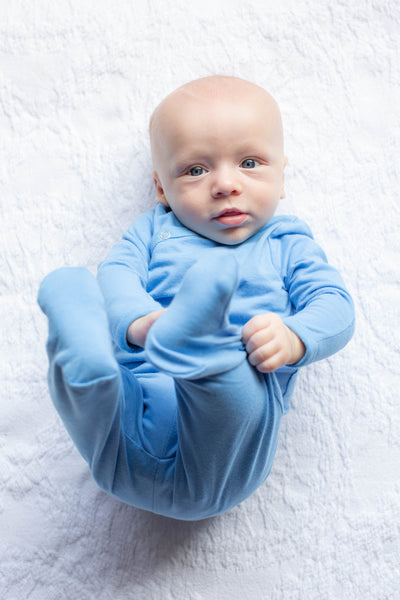 Sky Blue Baby Kimono Set