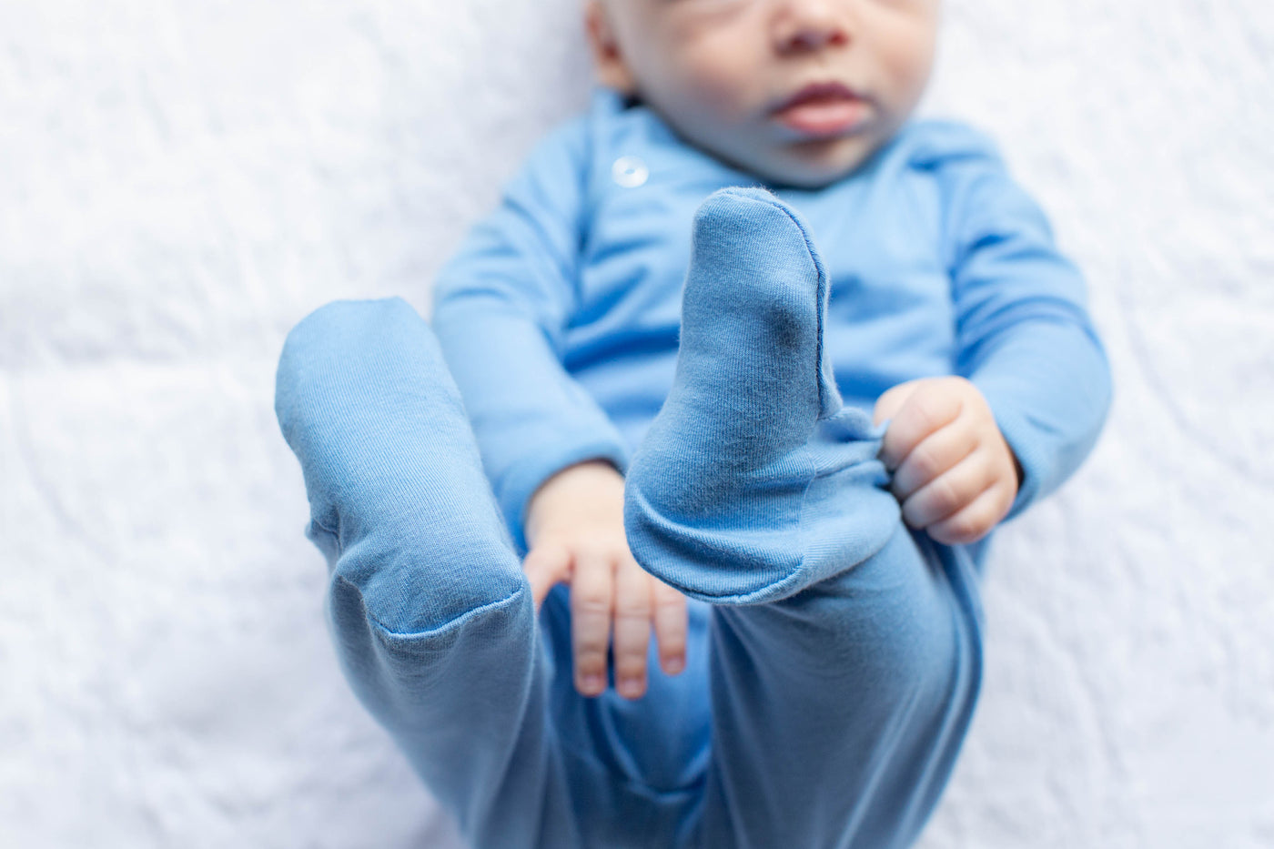 Sky Blue Baby Kimono Set