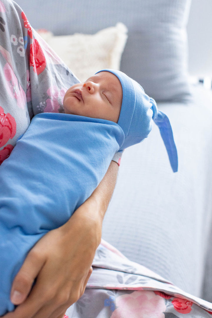 Baby blue swaddle 2025