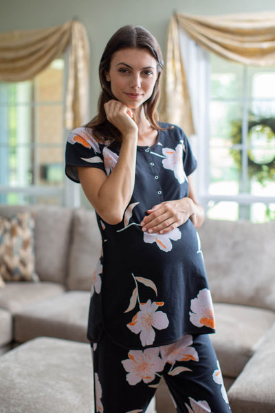 Willow Maternity Nursing Pajamas