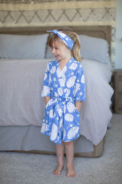 Zoe Floral Big Sister Girls Robe