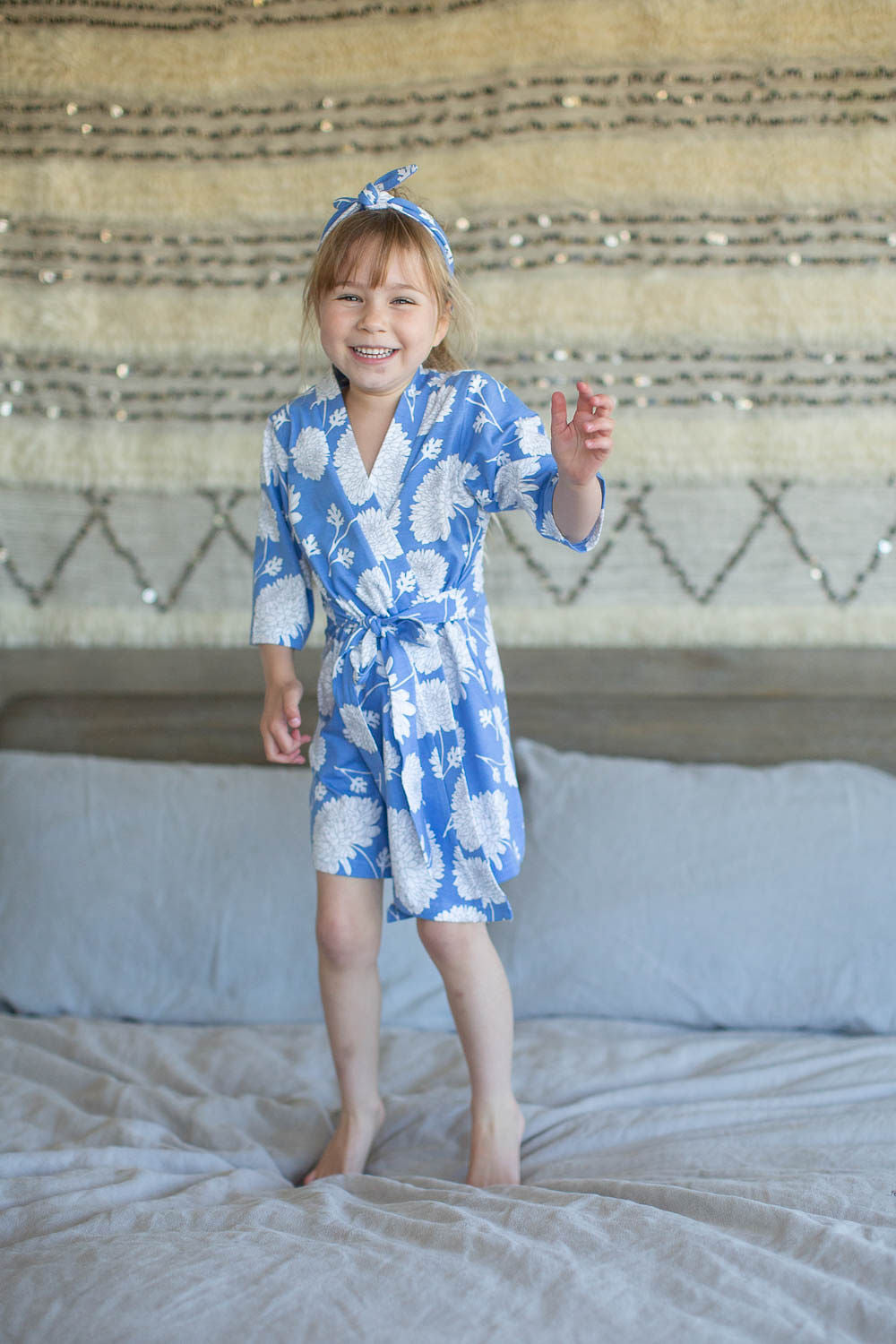 Zoe Floral Big Sister Girls Robe