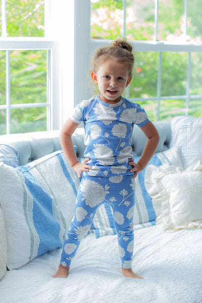 Zoe Floral Girls Pajama  Set