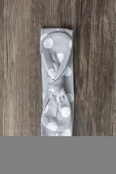 Knotted Bow Newborn Headbands